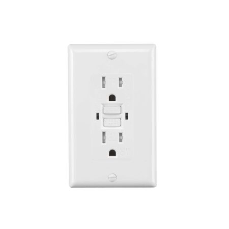 GFCI Receptacle with Cover Plate