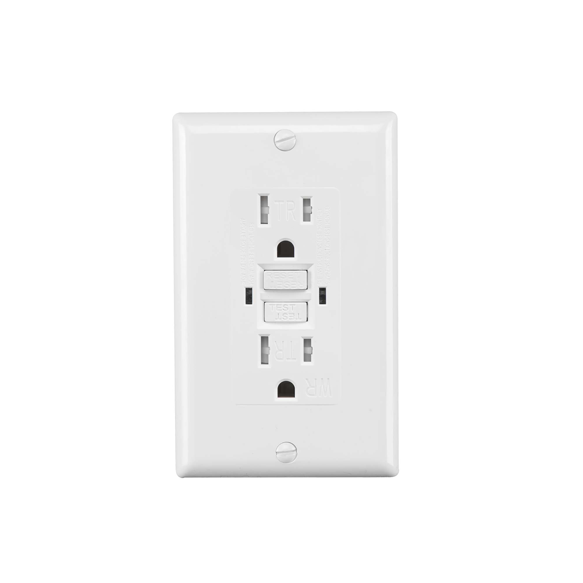 GFCI Receptacle with Cover Plate