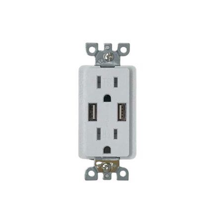USB Wall With Outlet
